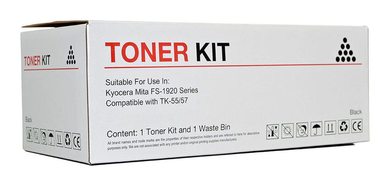icon compatible kyocera compatible tk55 BLACK toner cartridge