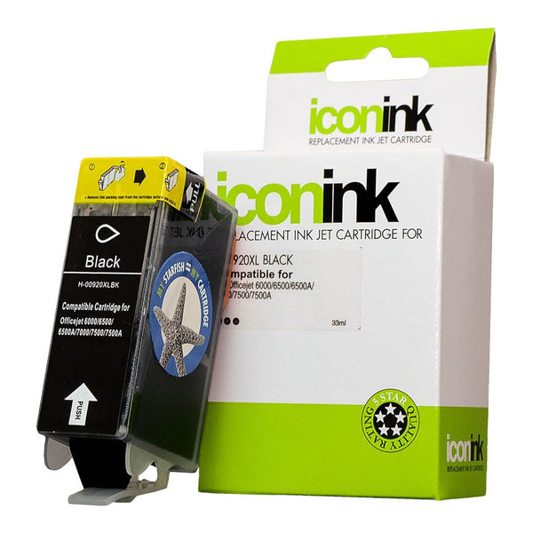 icon compatible hp 920 xl ink cartridge#colour_BLACK