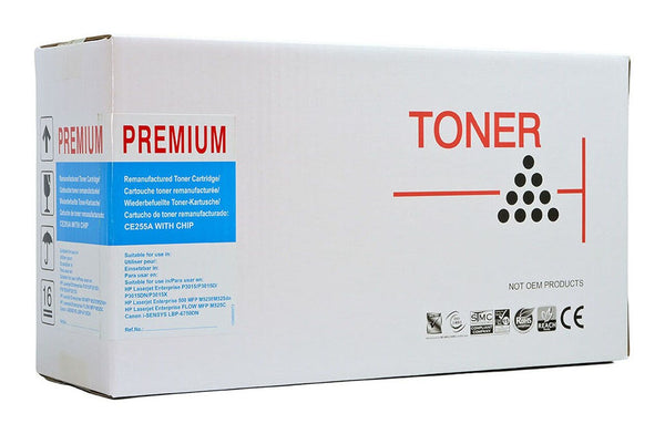 icon compatible hp ce255a black toner cartridge