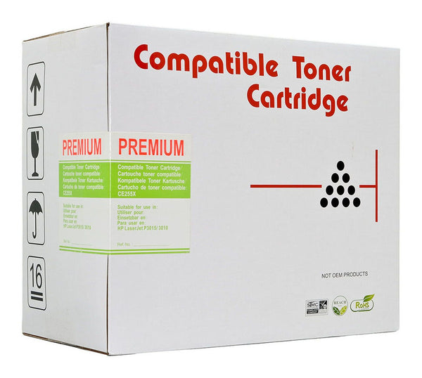 icon compatible hp ce255x/canon cart324hy black toner cartridge