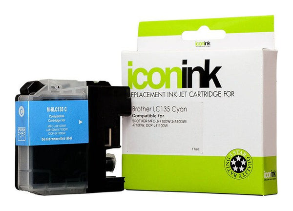 icon compatible brother lc135 cartridge#colour_CYAN