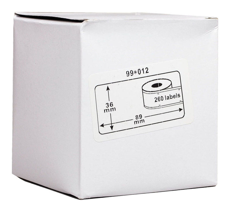 icon compatible dymo lw large address labels 89x36mm (520 labels) twin pack
