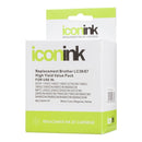 icon compatible brother lc38/67 b/c/m/y value pack