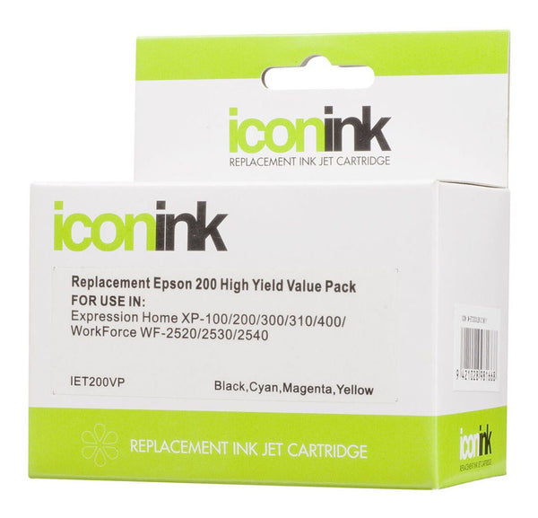 icon compatible epson 200 xl b/c/m/y value pack