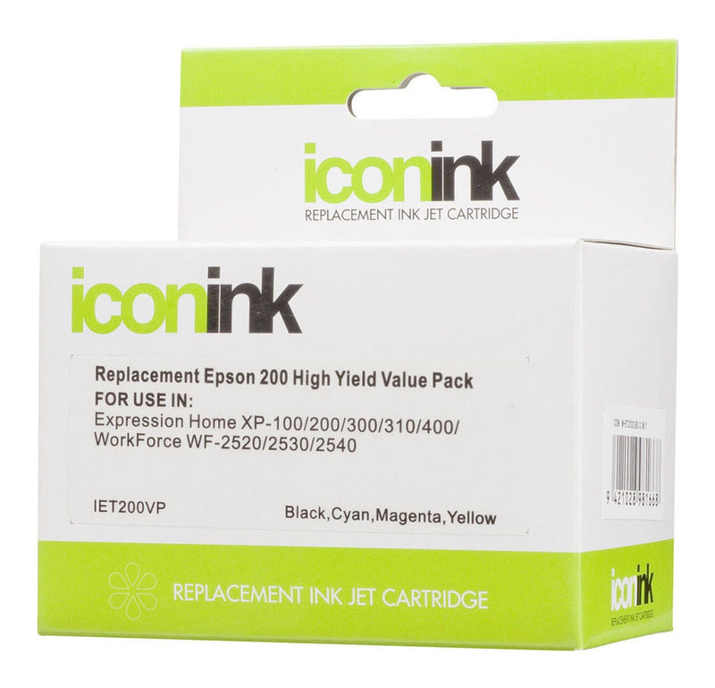 icon compatible epson 200 xl b/c/m/y value pack