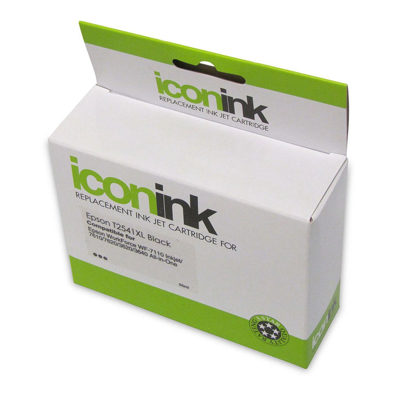 icon compatible epson 254xxl black ink cartridge (c13t254192)