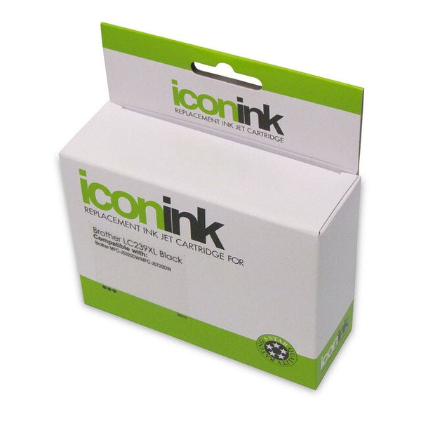 icon compatible brother lc239xl black ink cartridge