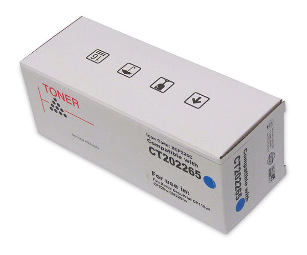icon compatible fuji xerox ct202265 CYAN laser cartridge