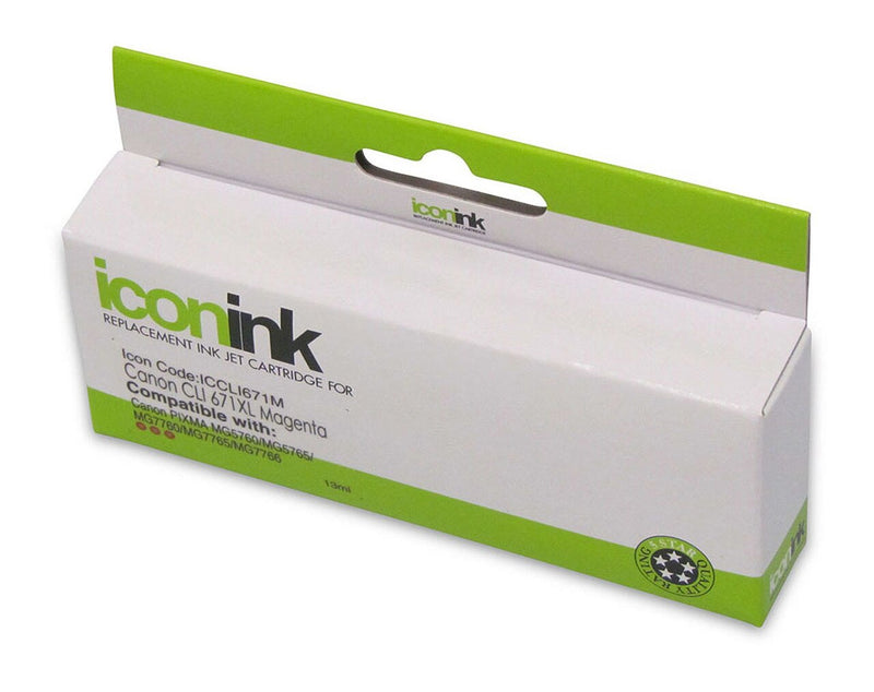 icon compatible canon cli-671xl ink cartridge