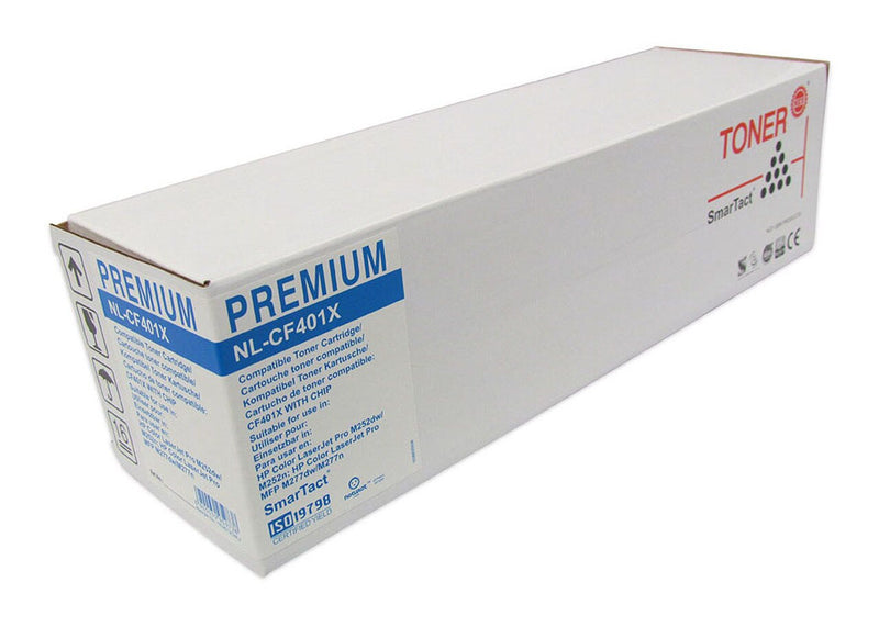 icon compatible hp cf401x toner cartridge (201x)