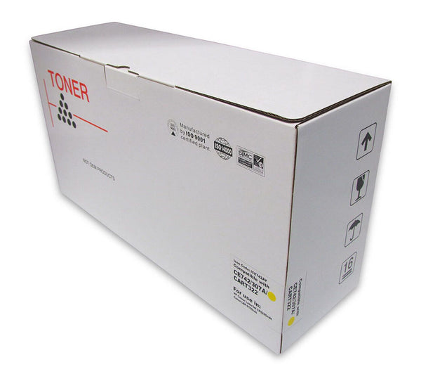 icon compatible hp ce742a yellow toner cartridge (307a)