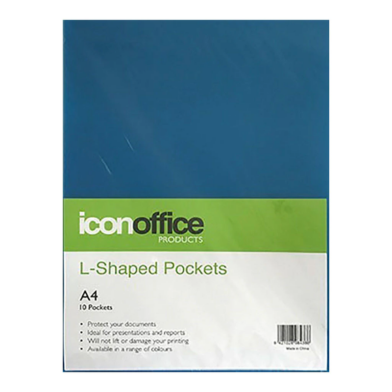 icon l shaped pockets a4 PACK OF  10