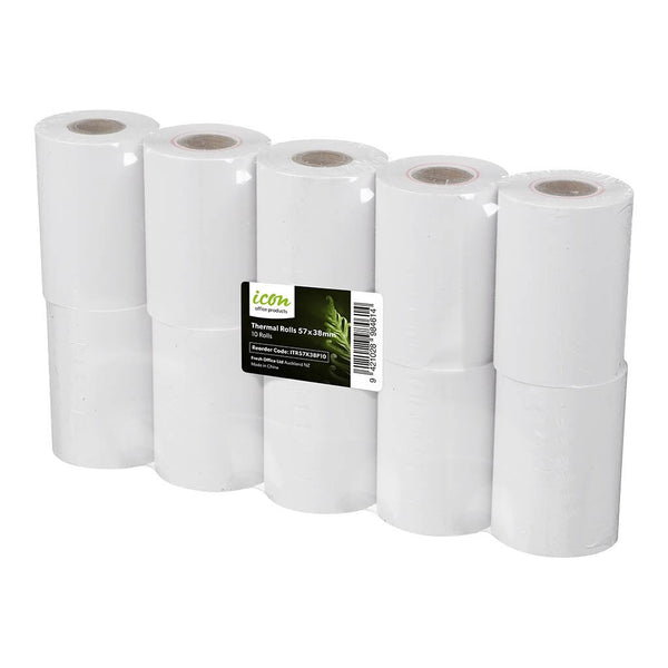 icon thermal roll 57x38mm PACK OF  10