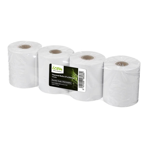 icon thermal roll 57x50mm PACK OF  4