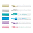 Pilot Pintor Markers Extra Fine Set of 6 - Metallic
