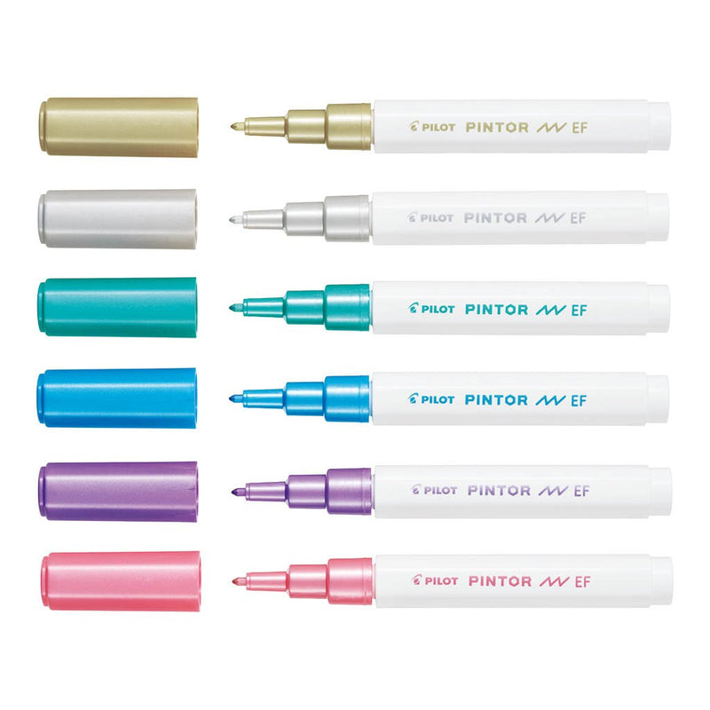 Pilot Pintor Marker Extra Fine Pastel Pack Of 6