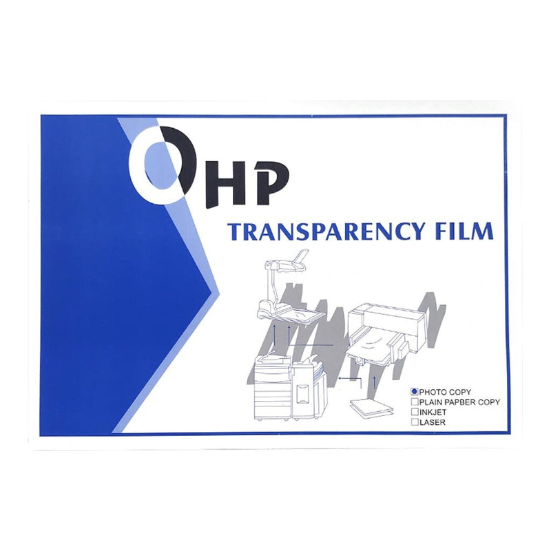 ohp transparency film a4 100mic PACK OF  100