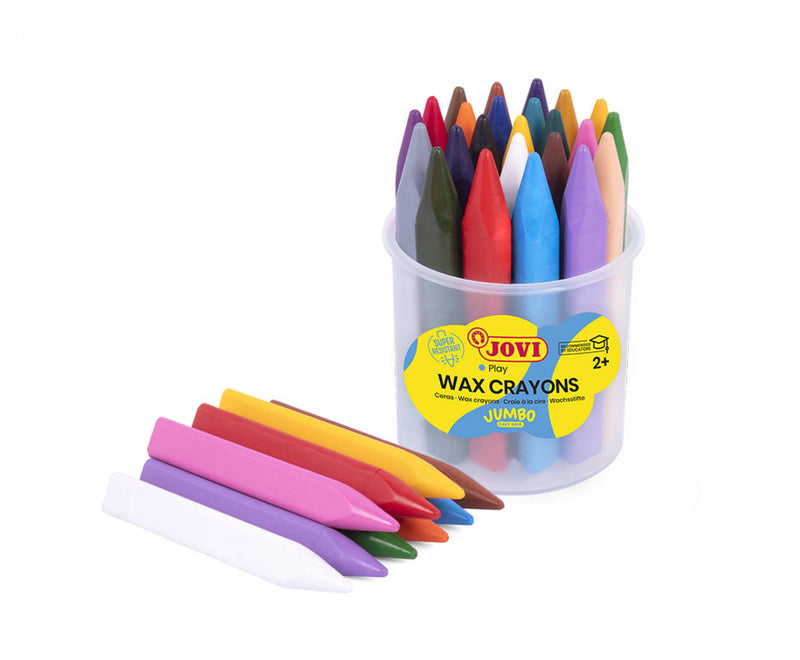 Jovi Triwax Crayons Jar Of 24