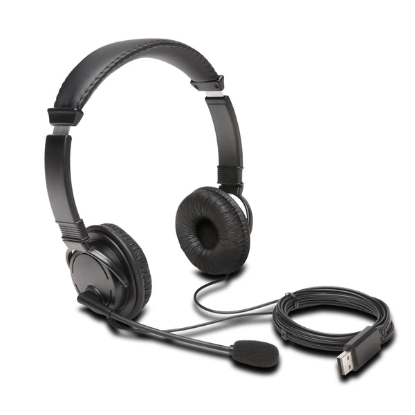 kensington® usb-a headphones with mic