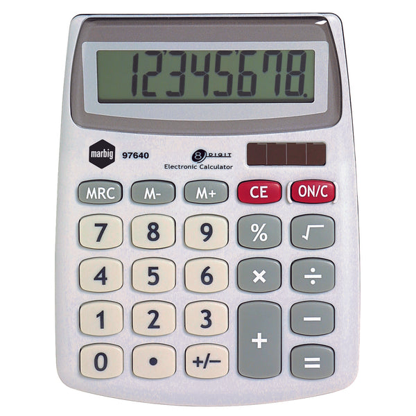 marbig® calculator compact desktop 8 digit