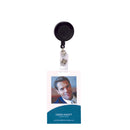 rexel® id retractable card holder with s black bulk pack of 6