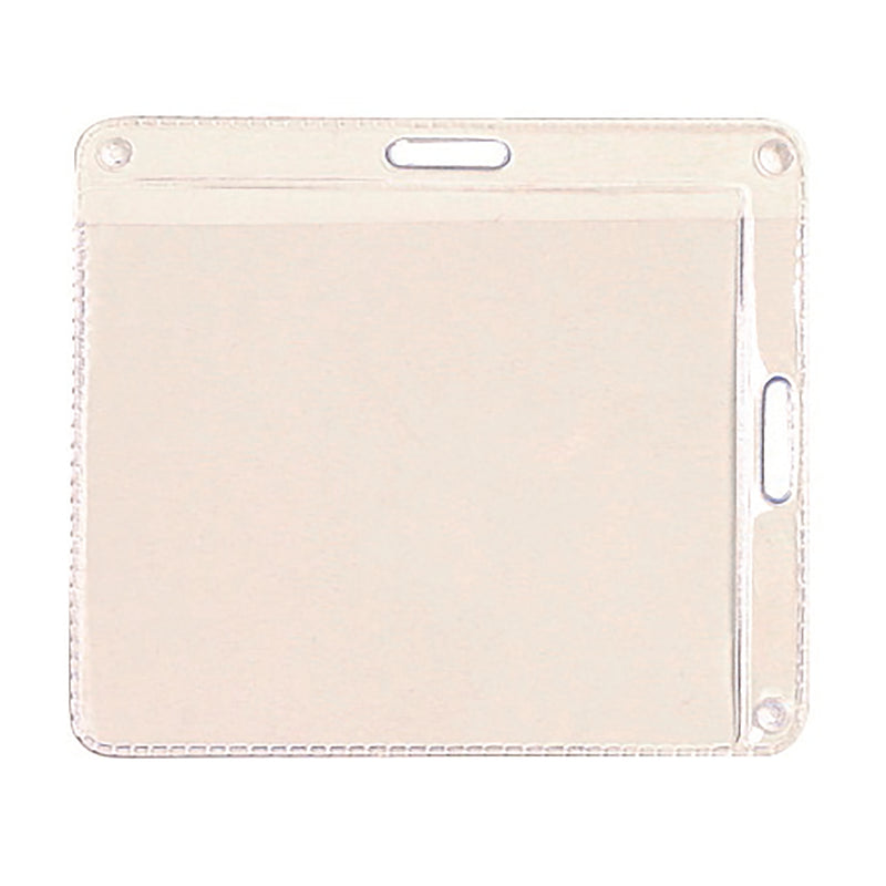 rexel® id card holder portrait/landscape 105x90mm pack of 10