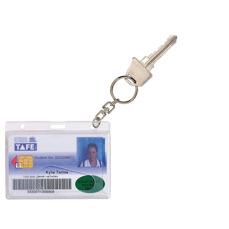 rexel® id fuel rigid card holder with ke