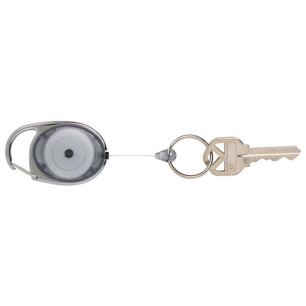 rexel® id retractable snap lock key holders charcoal