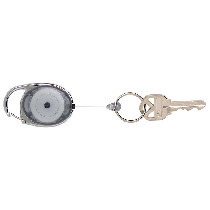 rexel® id retractable snap lock key holders charcoal