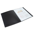 Rapesco Germ-Savvy Antibacterial A4 Display Book Black
