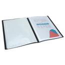 Rapesco Germ-Savvy Antibacterial A4 Display Book Black
