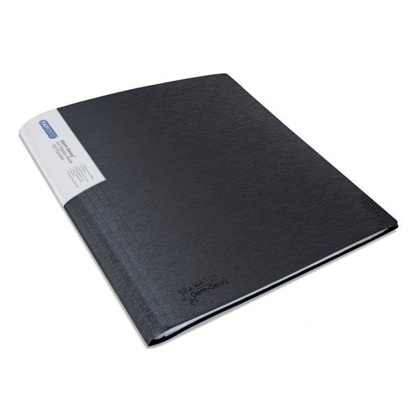 Rapesco Germ-Savvy Antibacterial A4 Display Book Black#Pockets_100