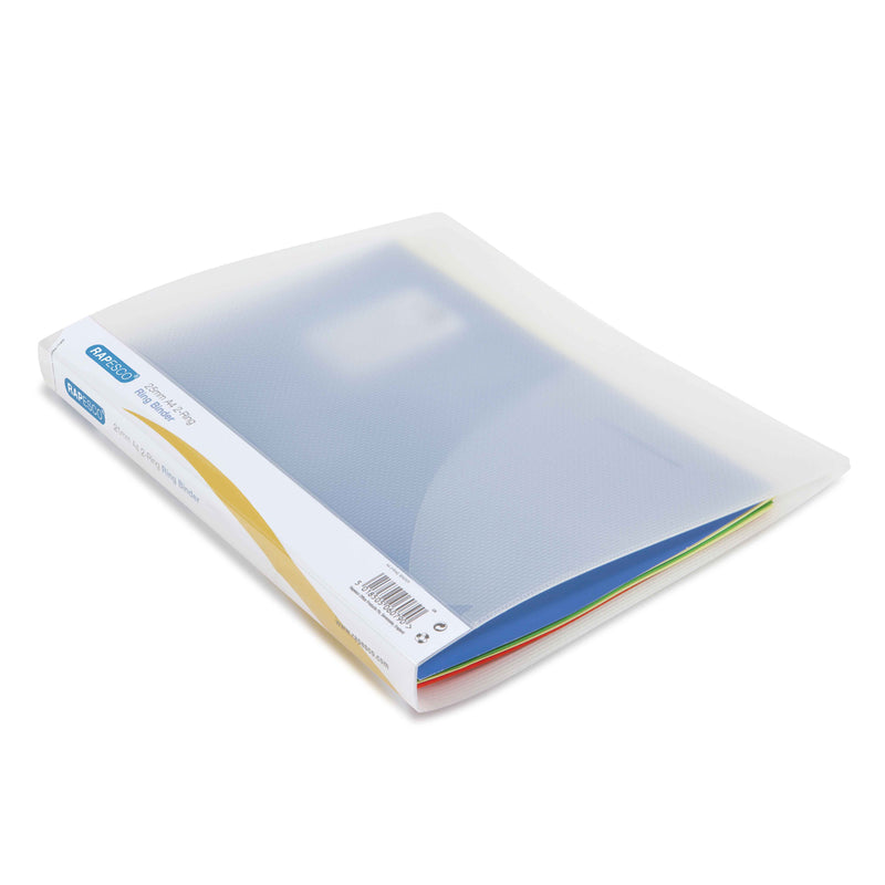 Rapesco Ring Binder 2 ring 25mm A4 Clear