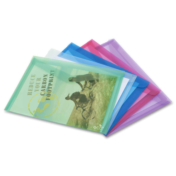 Rapesco ECO Popper Wallet A3 Pack 5#Colour_ASSORTED
