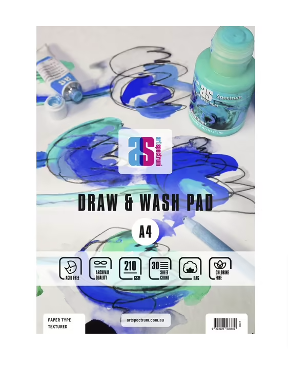 Art Spectrum Textured Draw & Wash Pads 210gsm