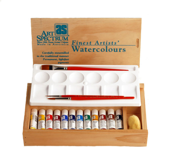 Art Spectrum Watercolour Wooden Box Set