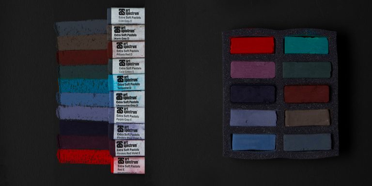 Art Spectrum Extra Soft Square Pastel Set Of 10 Darks