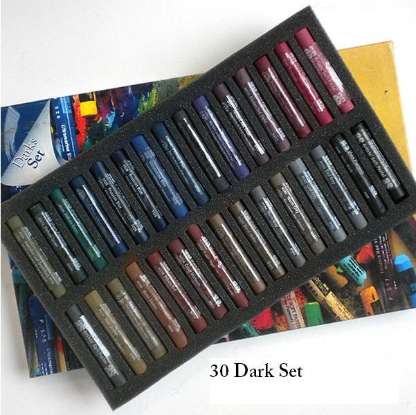 Art Spectrum Art Pastels Set Of 30 Darks Set