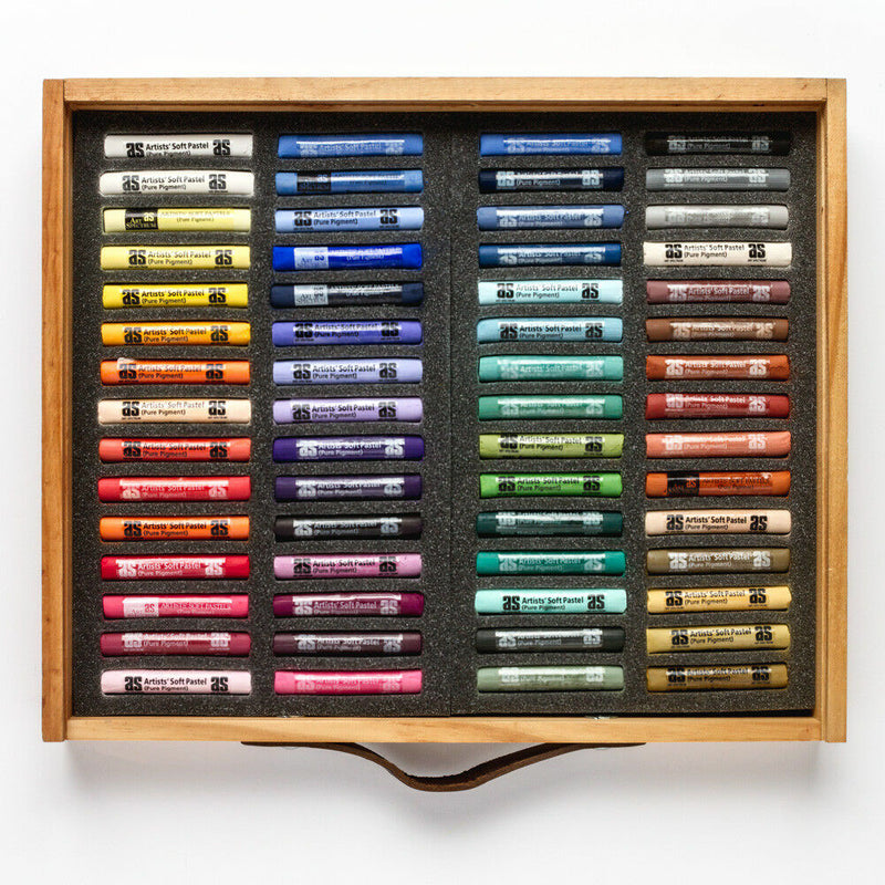 Art Spectrum Art Pastel Set Of 60 Wooden Box
