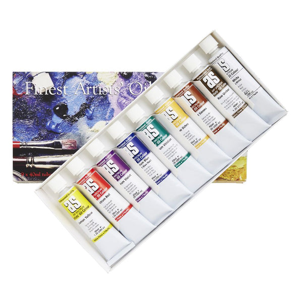 Art Spectrum Artists Oil Paint Set Of 9 X 40ml Assorted Oils