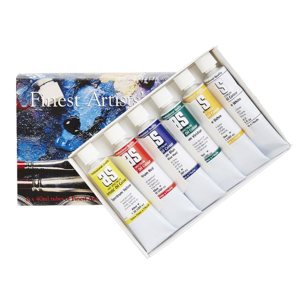 Art Spectrum Artists Oil Paint Set Of 6 X 40ml Assorted