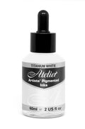 Atelier Pigmented Acrylic Ink 60ml#Colour_TITANIUM WHITE