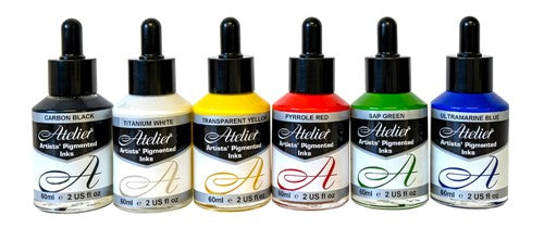 Atelier Acrylic Ink 6x60ml Starter Set