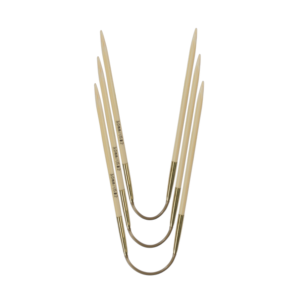 Addi Crasy Trio Bamboo Needles 24cm#Needle Size_2MM