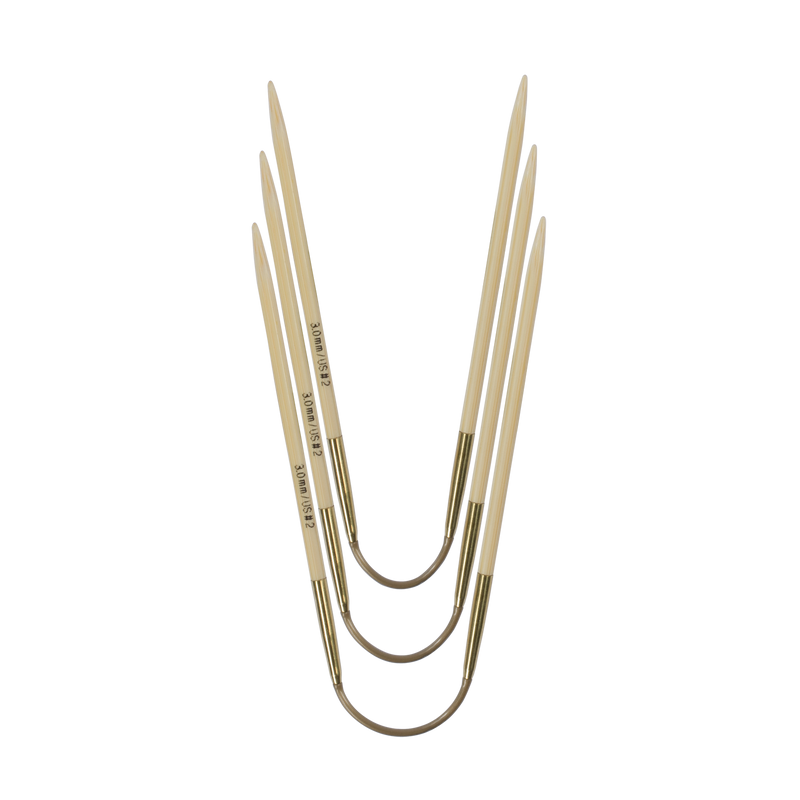 Addi Crasy Trio Bamboo Needles 24cm