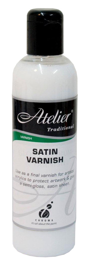 Atelier Traditional Chroma Satin Varnish 250ml