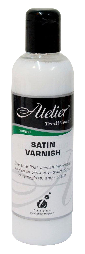 Atelier Traditional Chroma Satin Varnish 250ml