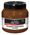 Atelier Free Flow Coloured Liquid Gesso 250ml#colour_raw sienna