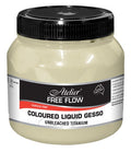 Atelier Free Flow Coloured Liquid Gesso 250ml#colour_unbleached titanium