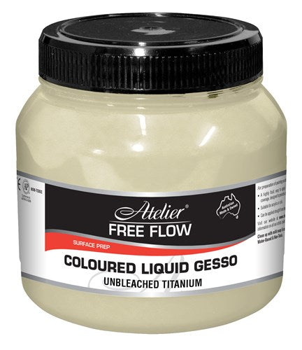 Atelier Free Flow Coloured Liquid Gesso 250ml